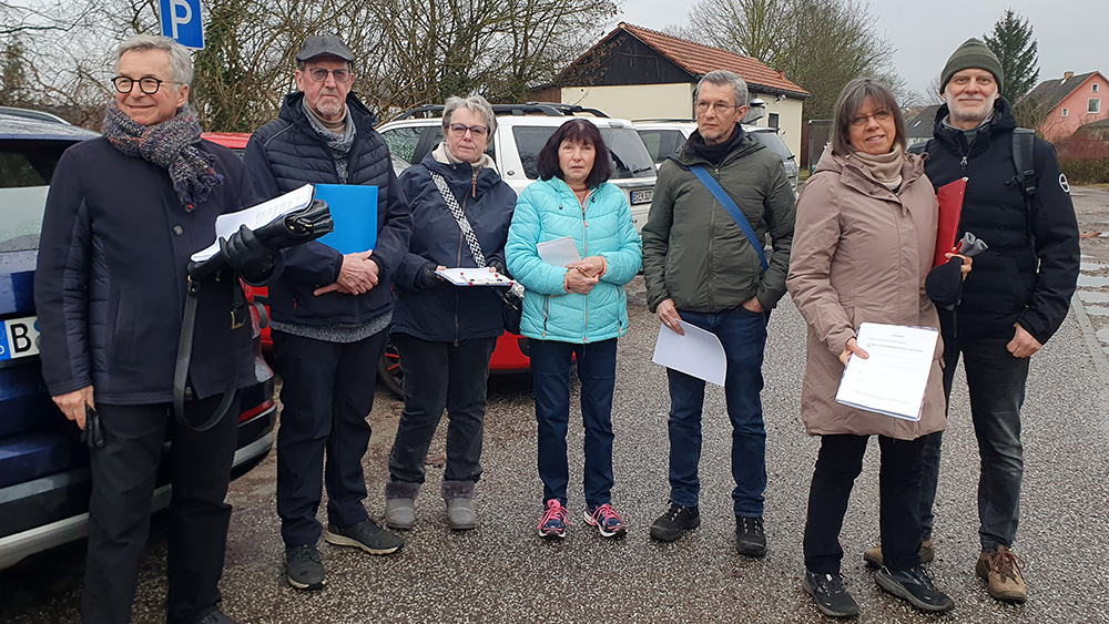 Unterschriftensammlung in Herzberg